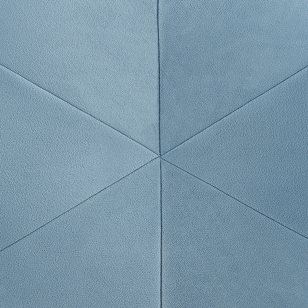 Silver Lane Blue Vanity Stool - Thumbnail - Image 8