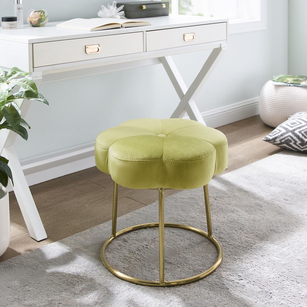 Silver Lane Green Vanity Stool - Thumbnail - Image 2