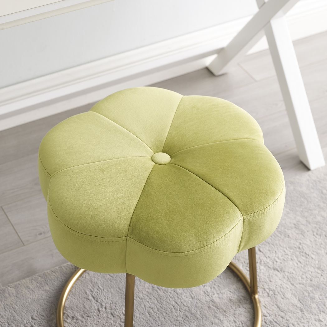 Silver Lane Green Vanity Stool - Thumbnail - Image 6