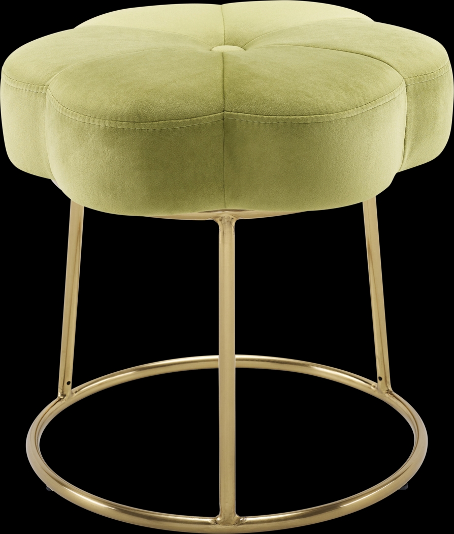 Silver Lane Green Vanity Stool - Thumbnail - Image 1