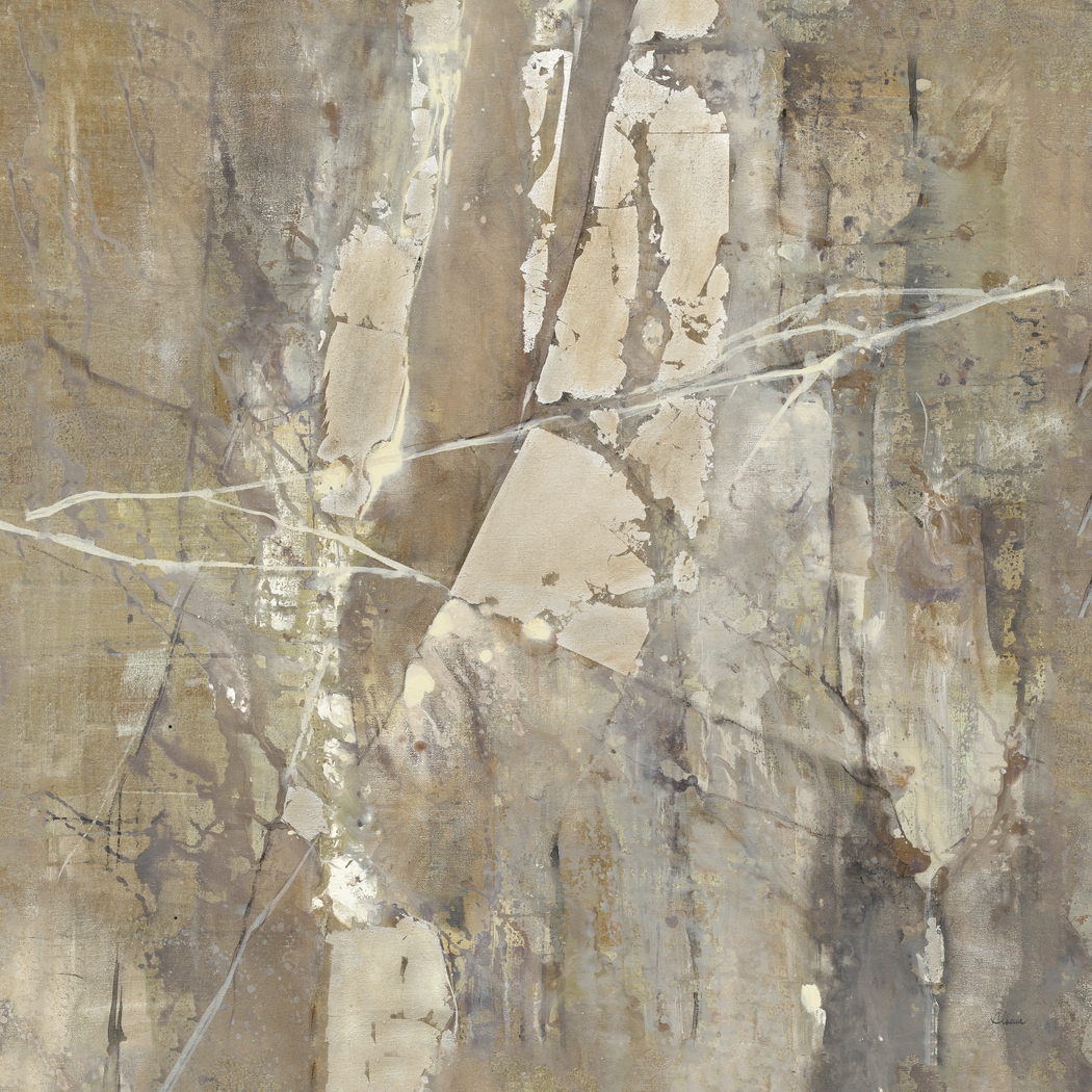 Silver Scene 5' Square Canvas Artwork - Thumbnail - Image 1