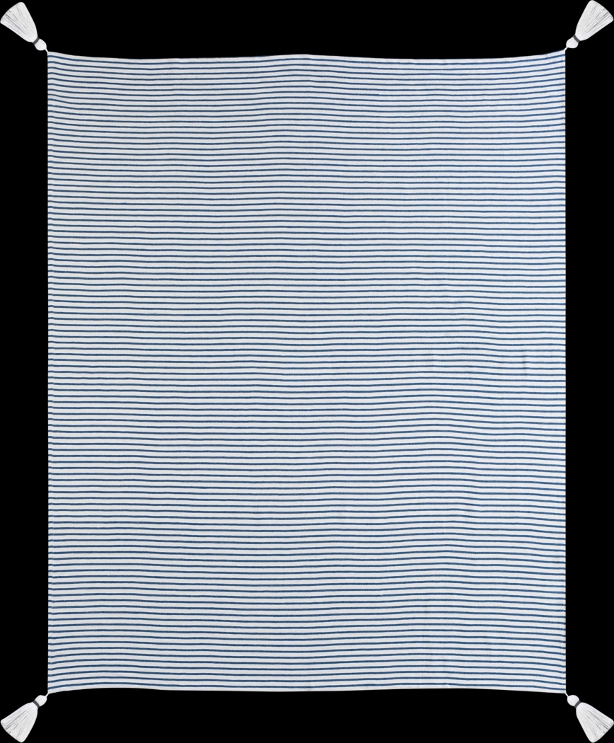 Silver Way Blue Throw Blanket - Thumbnail - Image 1