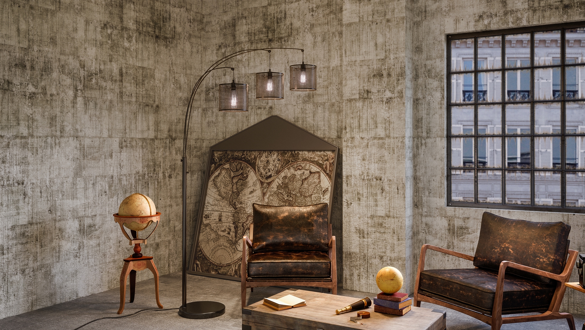 Silverberry Black Floor Lamp - Thumbnail - Image 2