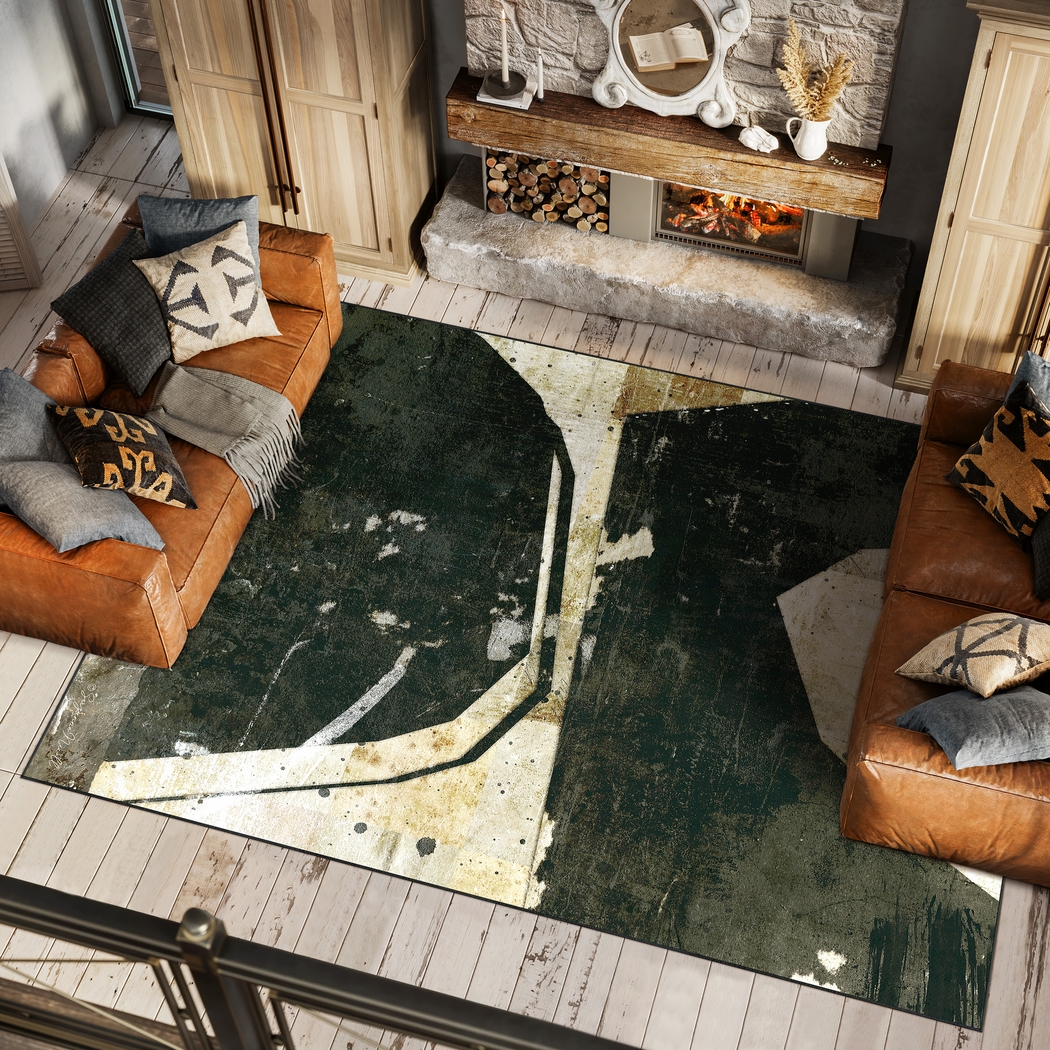 Silverhill Black 7'7 x 10'5 Rug - Thumbnail - Image 2