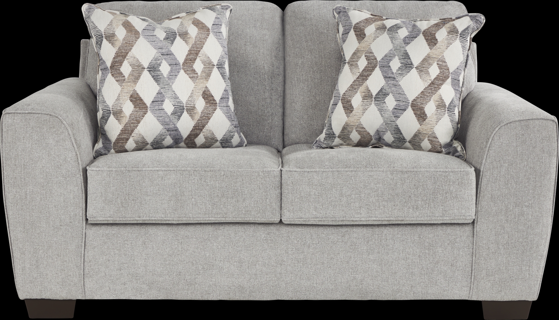 Silverman Gray Loveseat - Thumbnail - Image 1