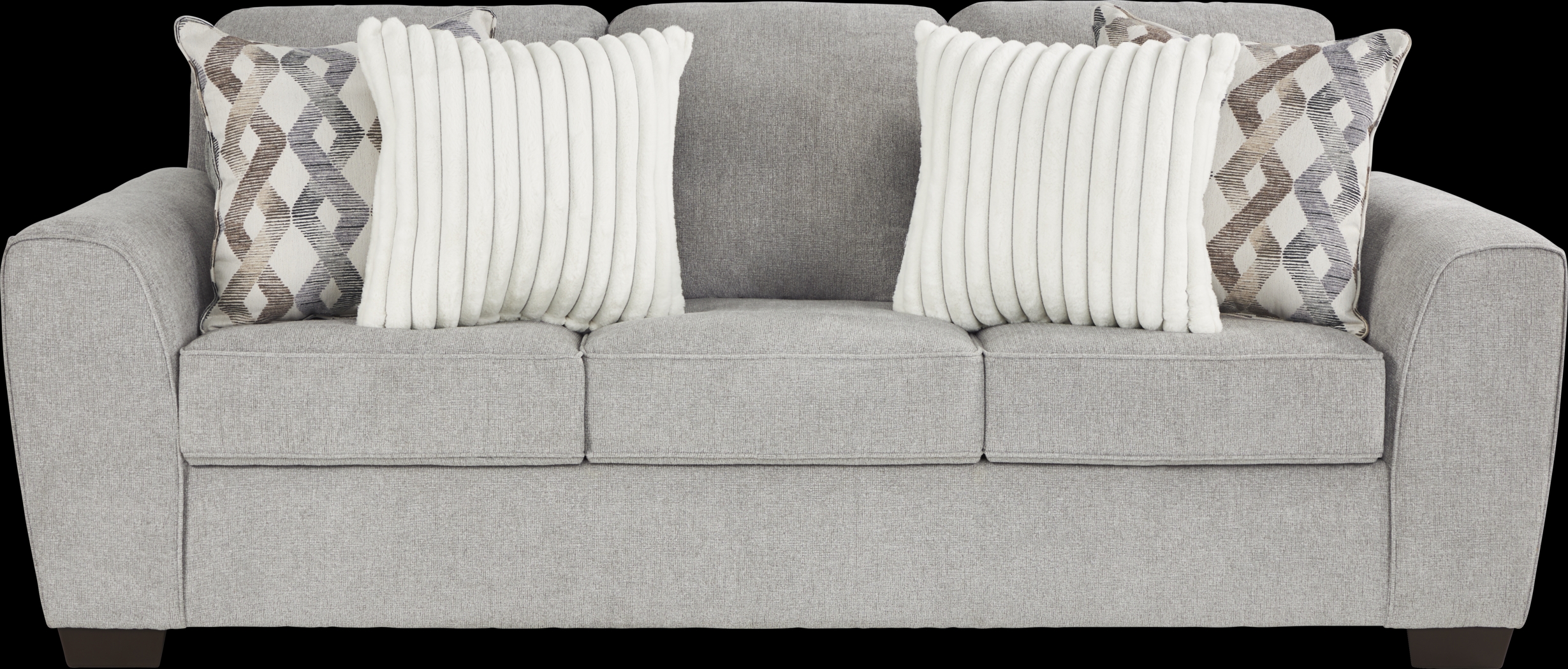 Silverman Gray Sofa - Thumbnail - Image 1