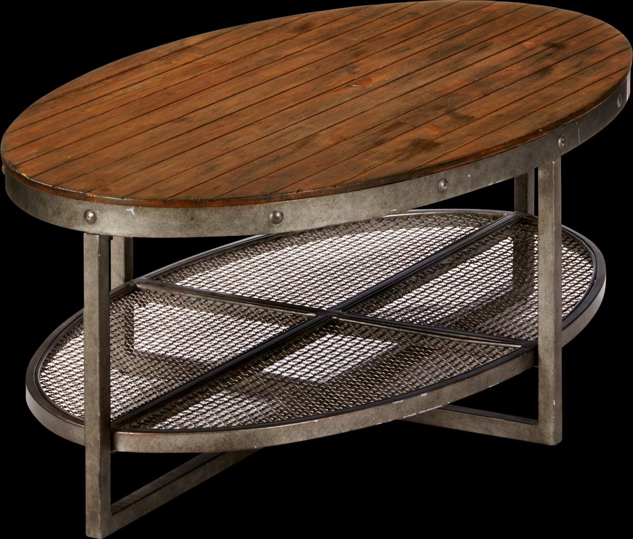 Silvey Brown Cocktail Table - Thumbnail - Image 3