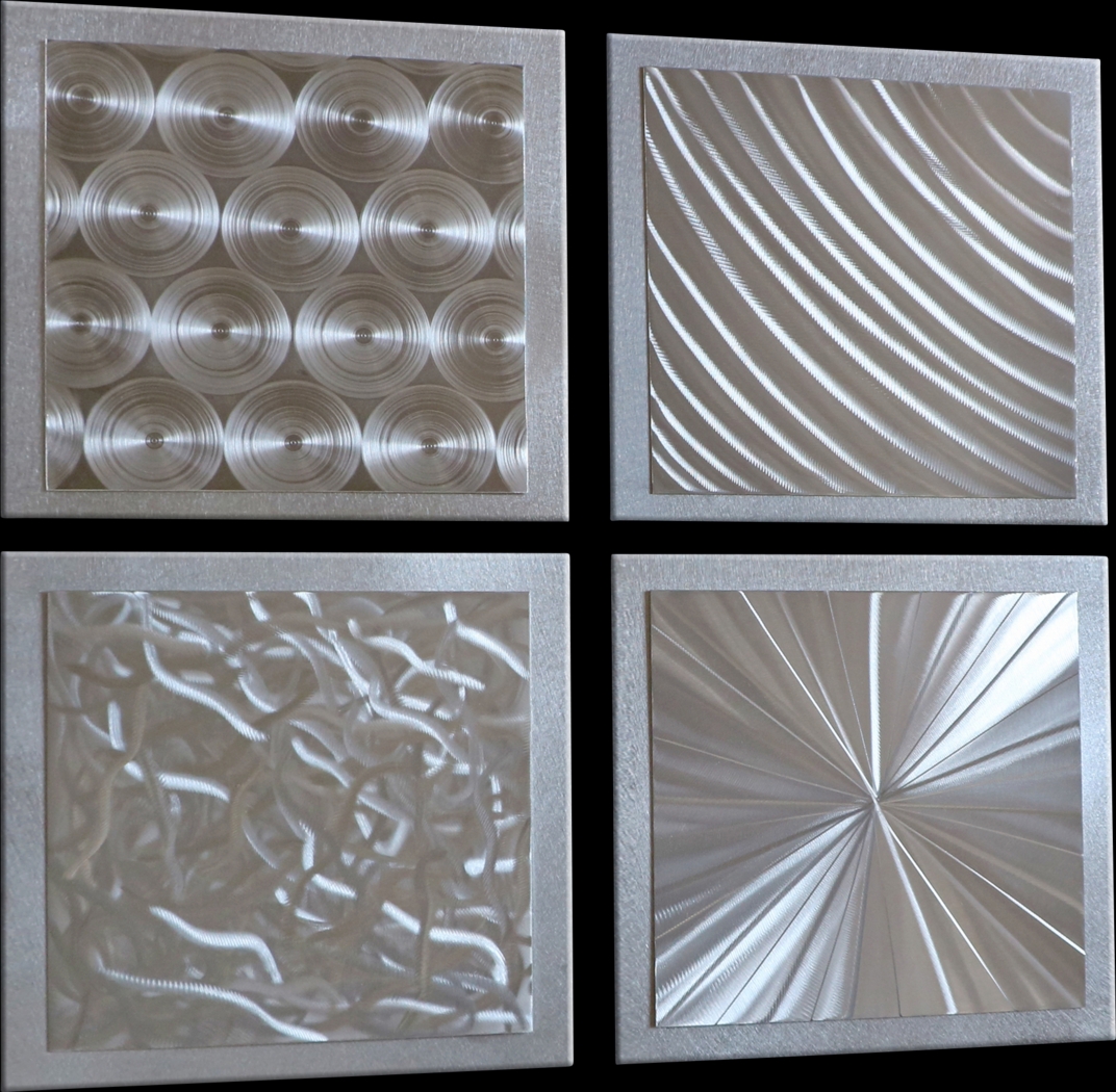 Silvya Brown Wall Decor, Set of 4 - Thumbnail - Image 2