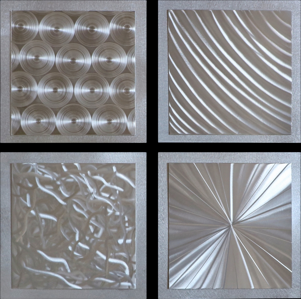 Silvya Brown Wall Decor, Set of 4 - Thumbnail - Image 1