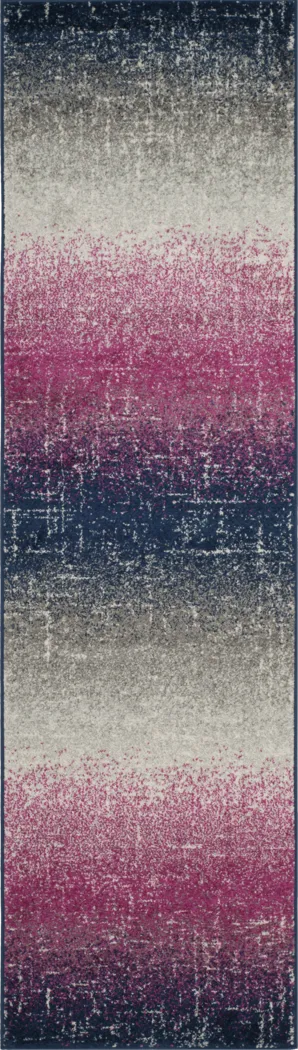 Simmons Bay Fuchsia 2'3 x 8' Runner Rug - Thumbnail - Image 1