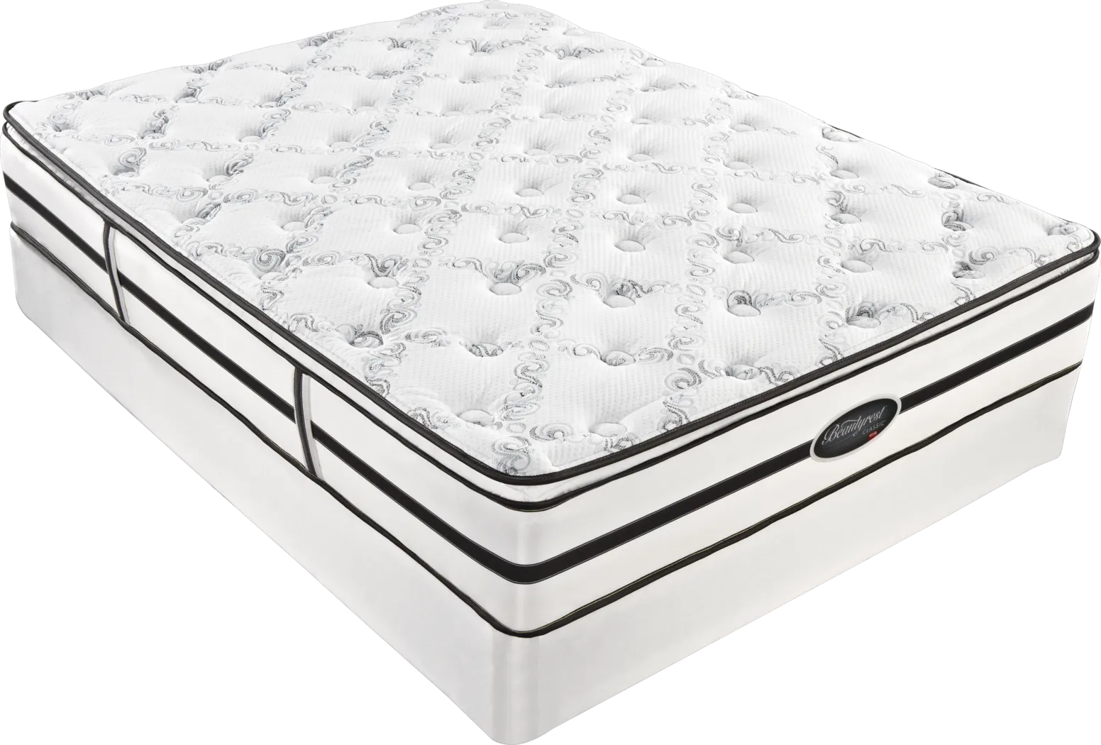 Simmons Beautyrest Classic Bakerstand Queen Mattress Set - Thumbnail - Image 1