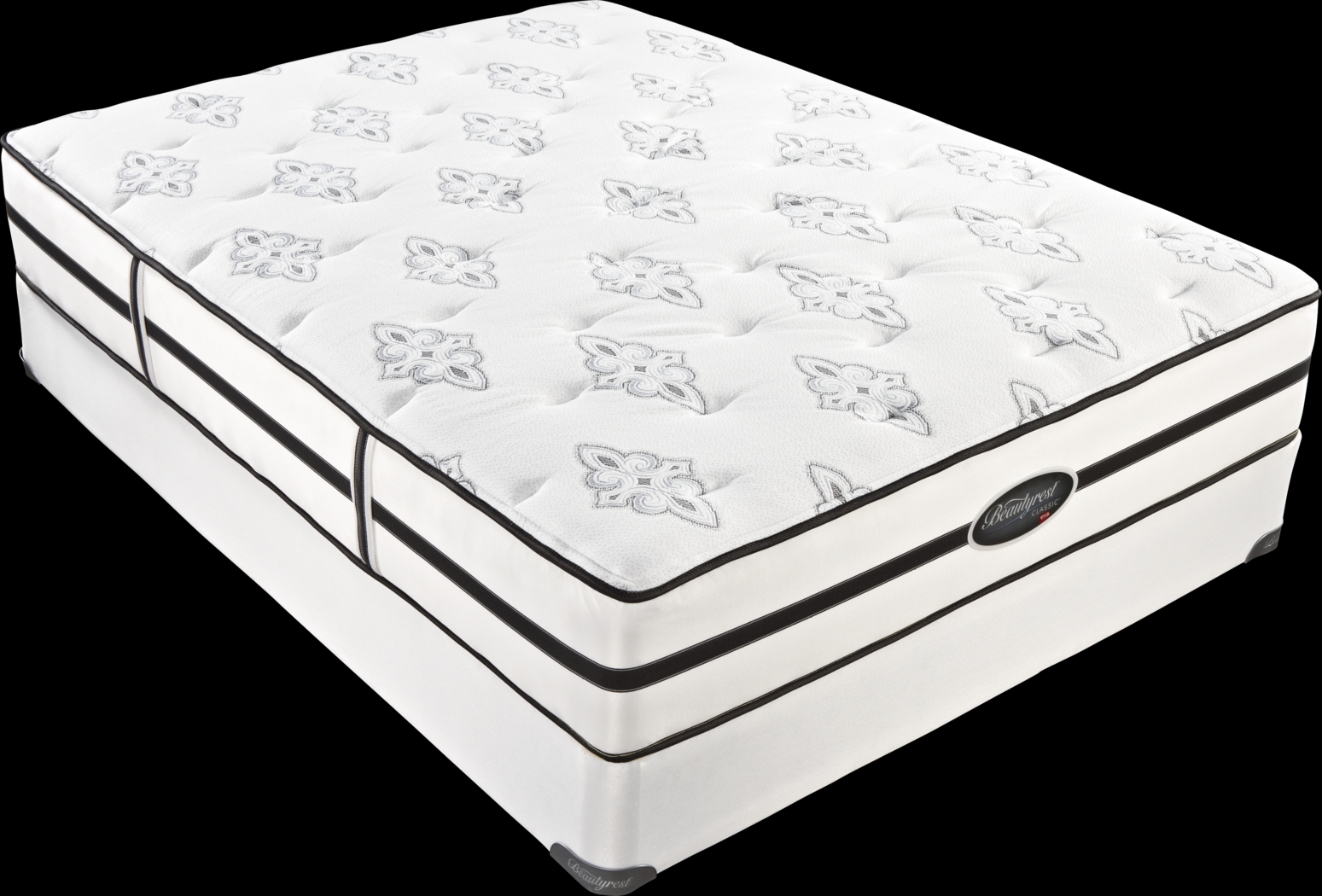 Simmons Beautyrest Classic Cold Spring King Low Profile Mattress Set - Thumbnail - Image 1