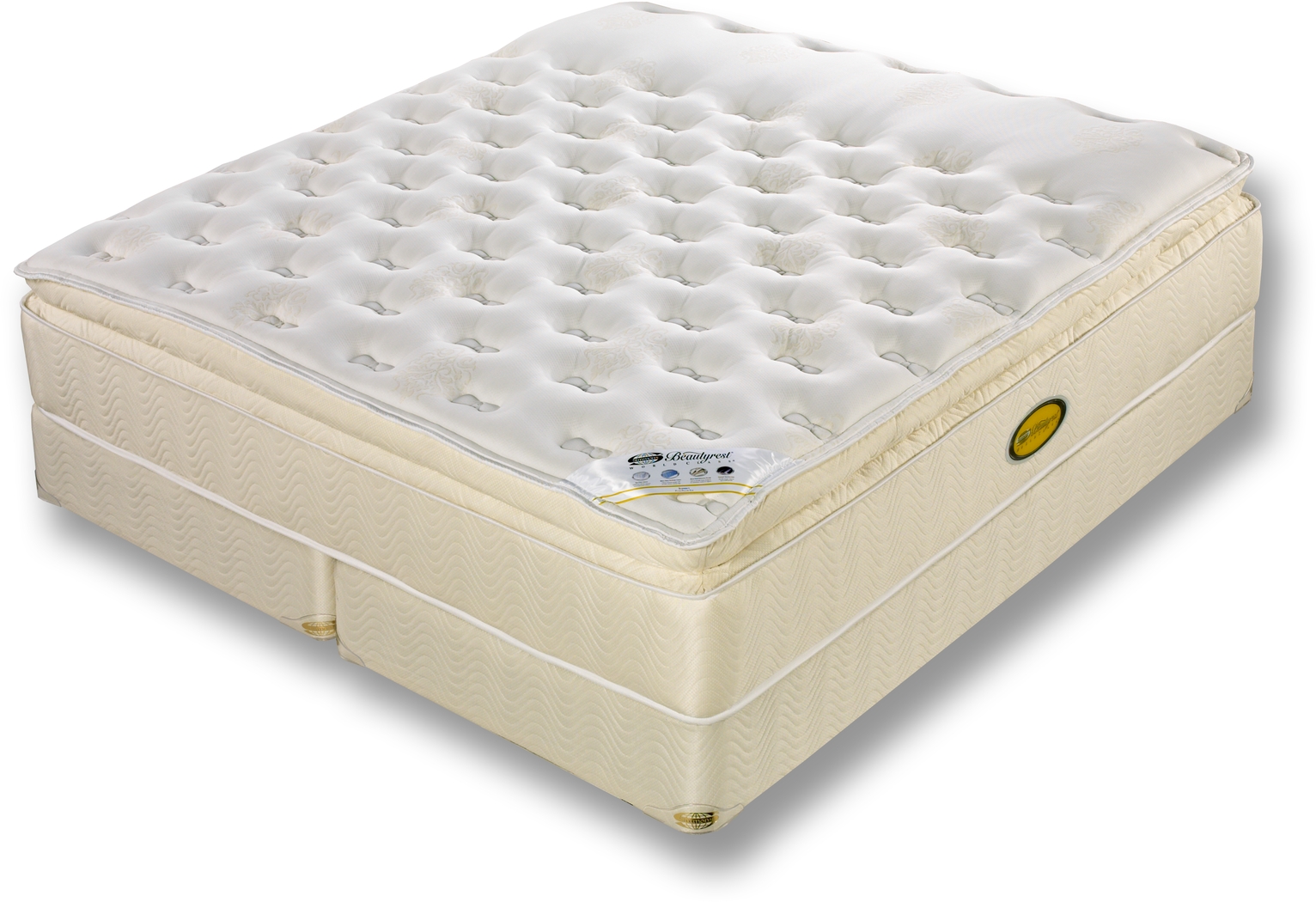 Simmons Beautyrest World Class Queen Mattress Set - Thumbnail - Image 1