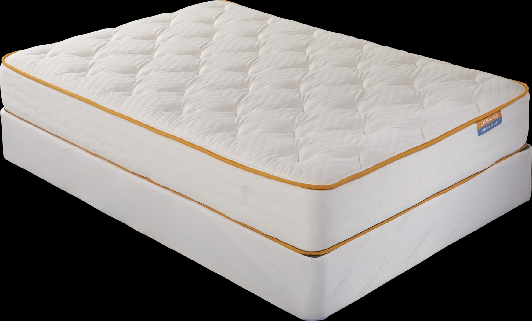 Simmons Delightful DreamZZZ Low Profile Full Mattress Set - Thumbnail - Image 1