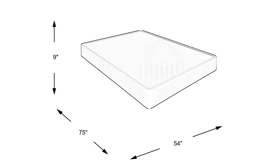 Dimension Image. Please refer to the Dimension Tab on this page for dimension details.