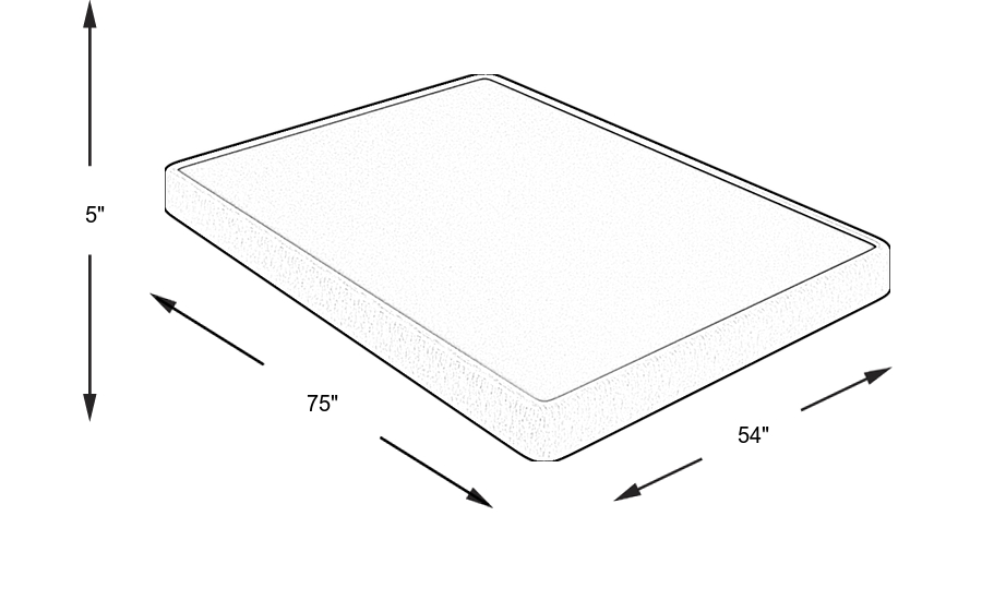 Dimension Image. Please refer to the Dimension Tab on this page for dimension details.