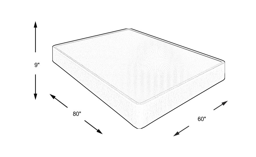 Dimension Image. Please refer to the Dimension Tab on this page for dimension details.