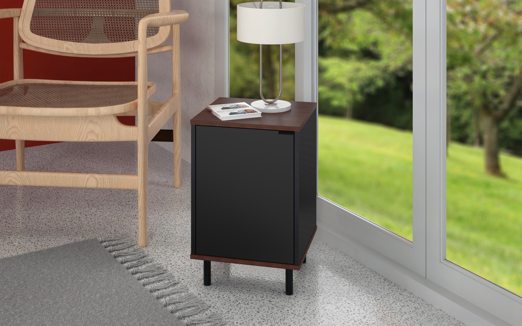 Simpao Black End Table - Thumbnail - Image 7