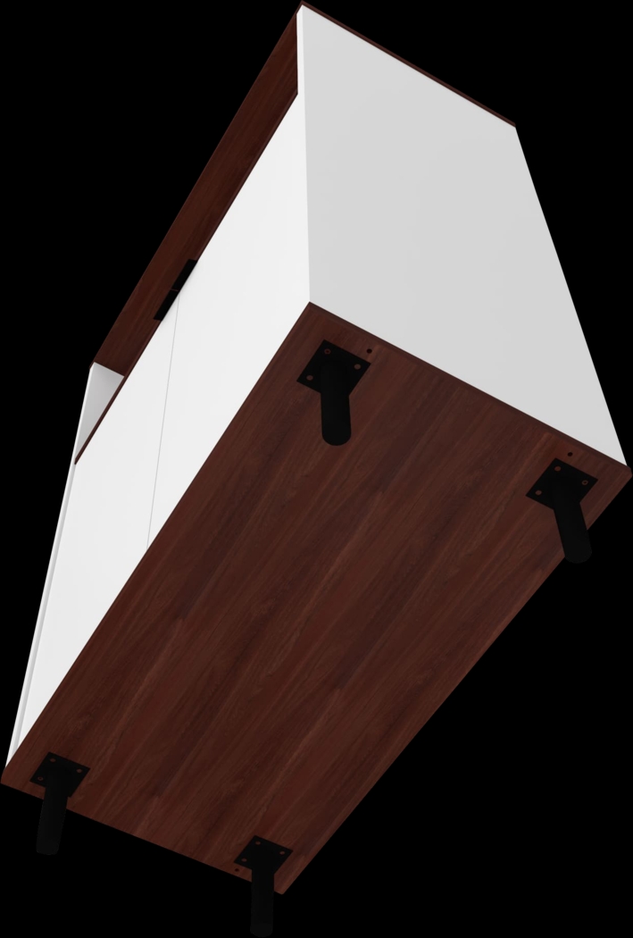 Simpao White Accent Cabinet - Thumbnail - Image 4