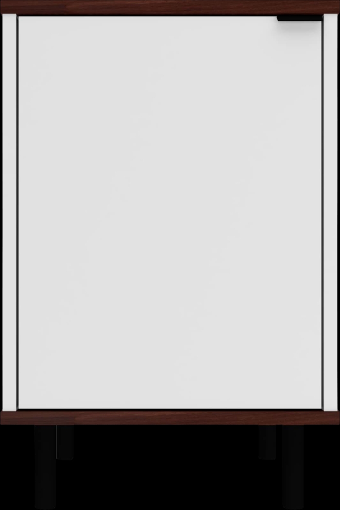 Simpao White End Table - Thumbnail - Image 1