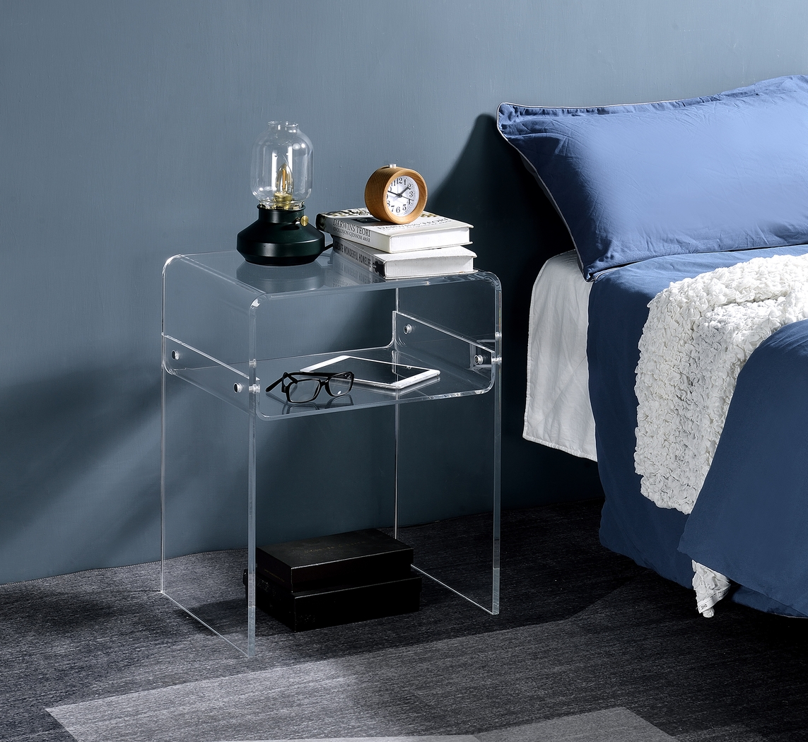 Sina Clear End Table - Thumbnail - Image 2