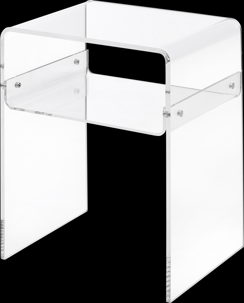 Sina Clear End Table - Thumbnail - Image 1