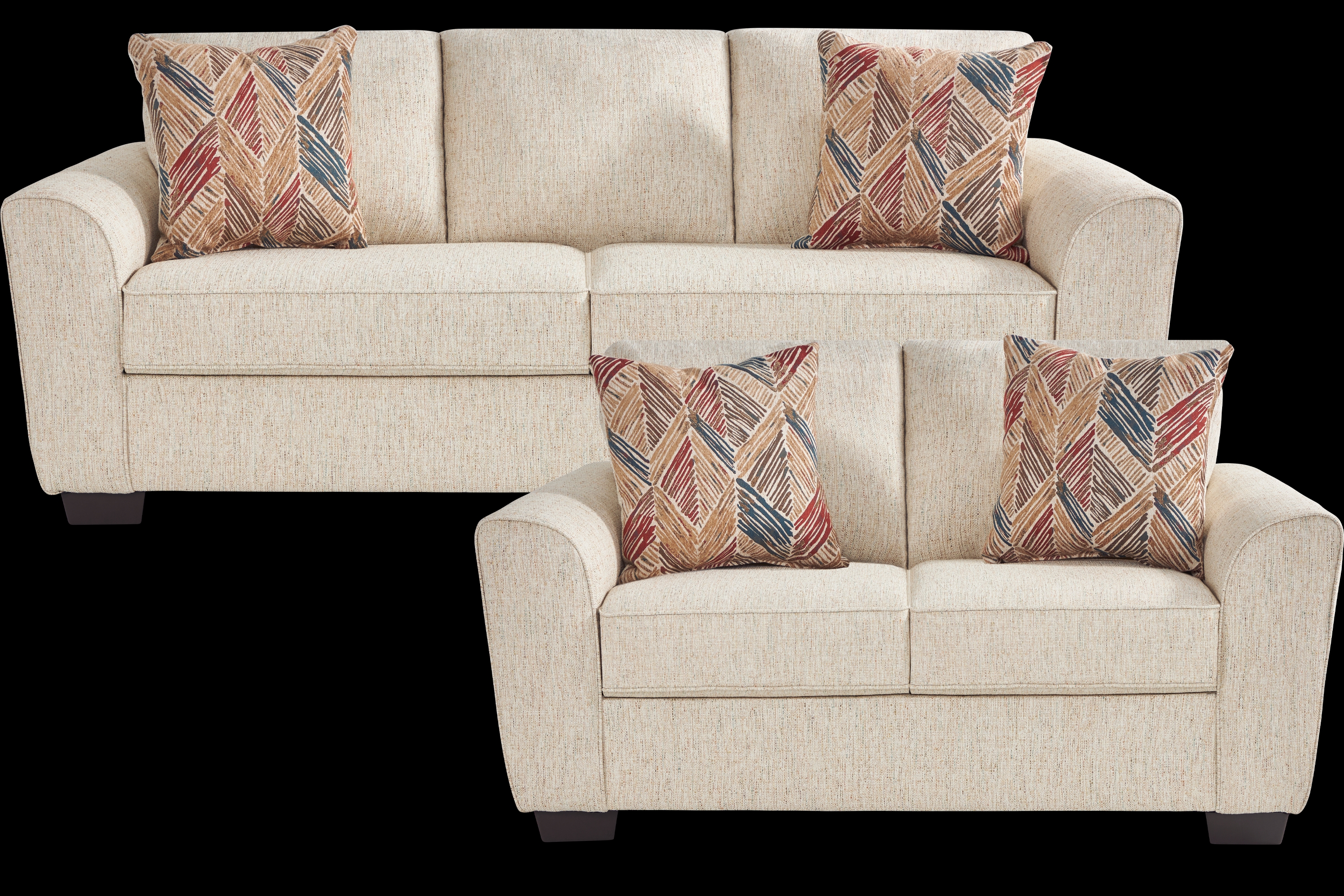 Sinclaire Beige Sofa - Thumbnail - Image 2