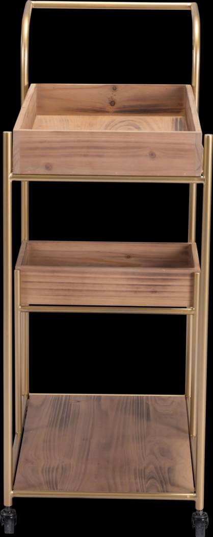 Sinead Brown Bar Cart - Thumbnail - Image 3