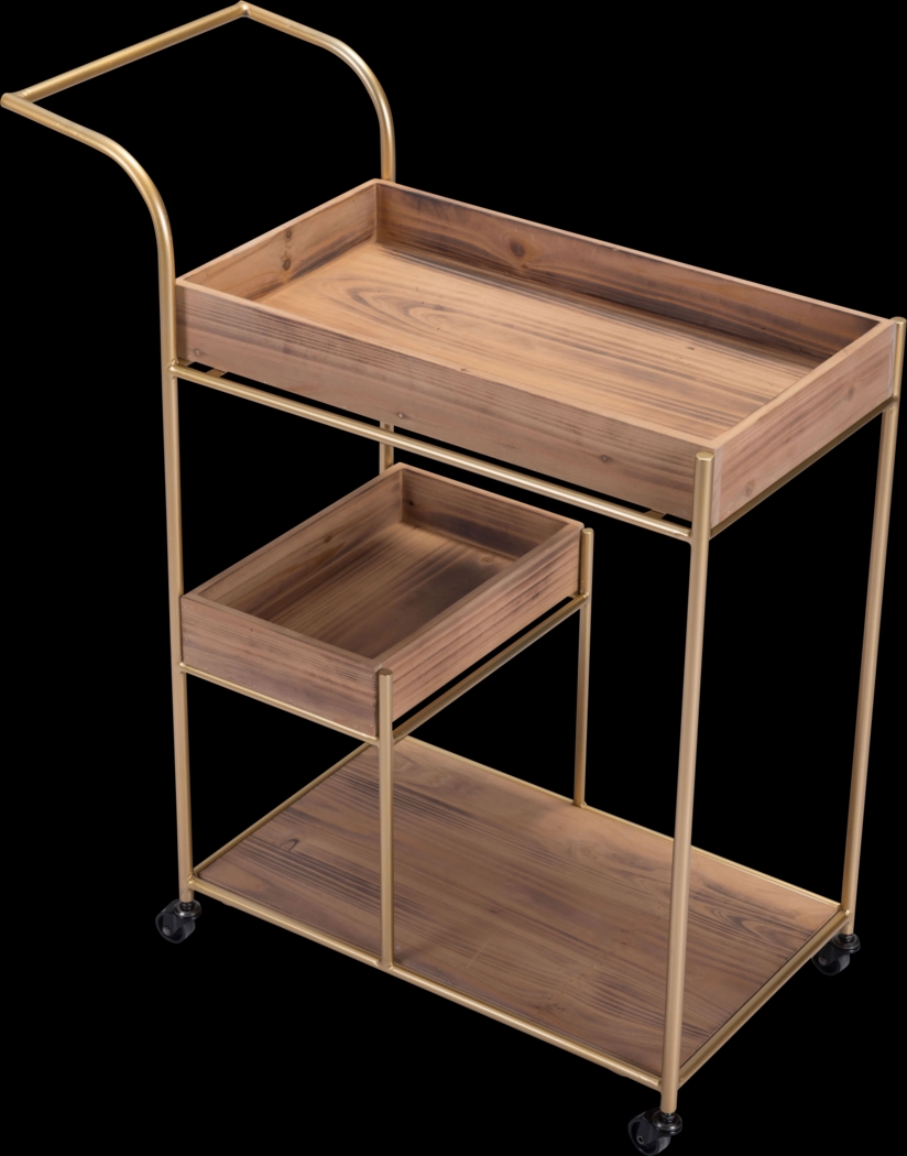 Sinead Brown Bar Cart - Thumbnail - Image 6