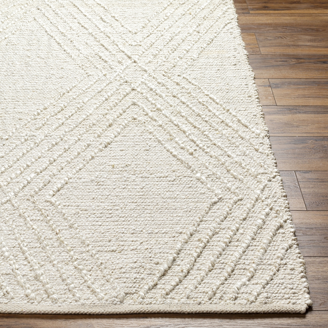 Singleleaf Cream 8'10 x 12' Rug - Thumbnail - Image 3