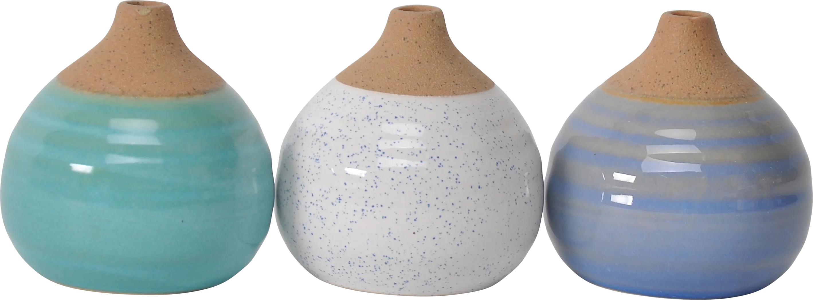 Singletarry Blue Vase, Set of 3 - Thumbnail - Image 1