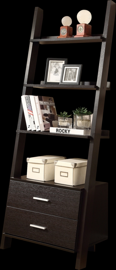 Singleton Cappuccino Bookcase - Thumbnail - Image 1