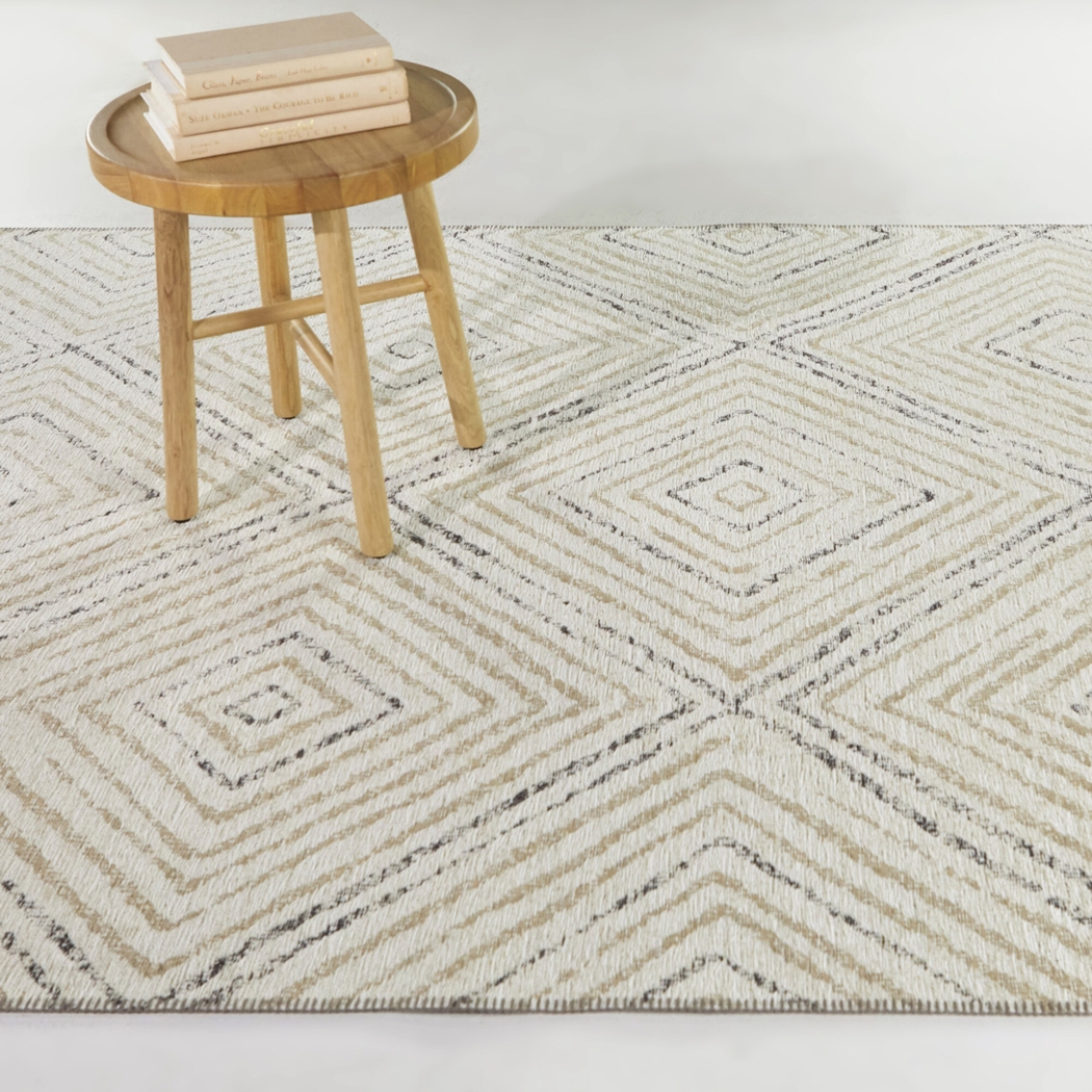 Sinidas Cream 7'10 x 10' Area Rug - Thumbnail - Image 2