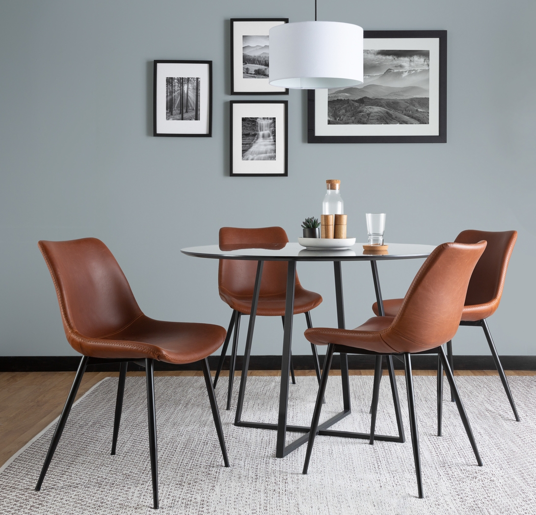 Sinnwell Cognac Side Chair, Set of 2 - Thumbnail - Image 2