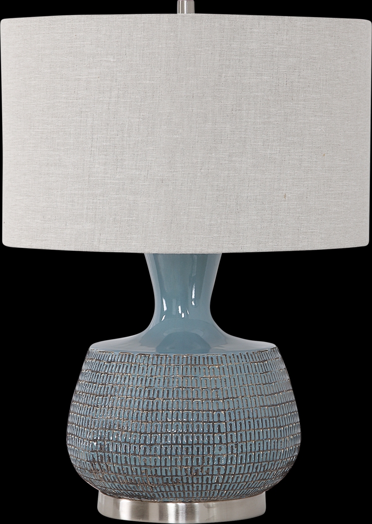 Siobhan Oaks Blue Lamp - Thumbnail - Image 1