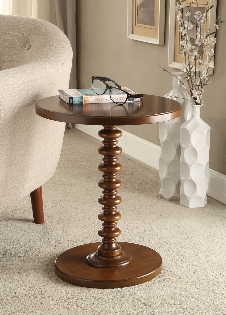 Siran Brown Accent Table - Thumbnail - Image 2