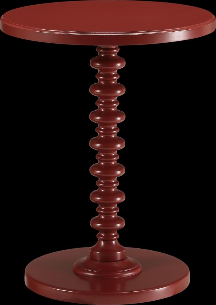Siran Red Accent Table - Thumbnail - Image 1