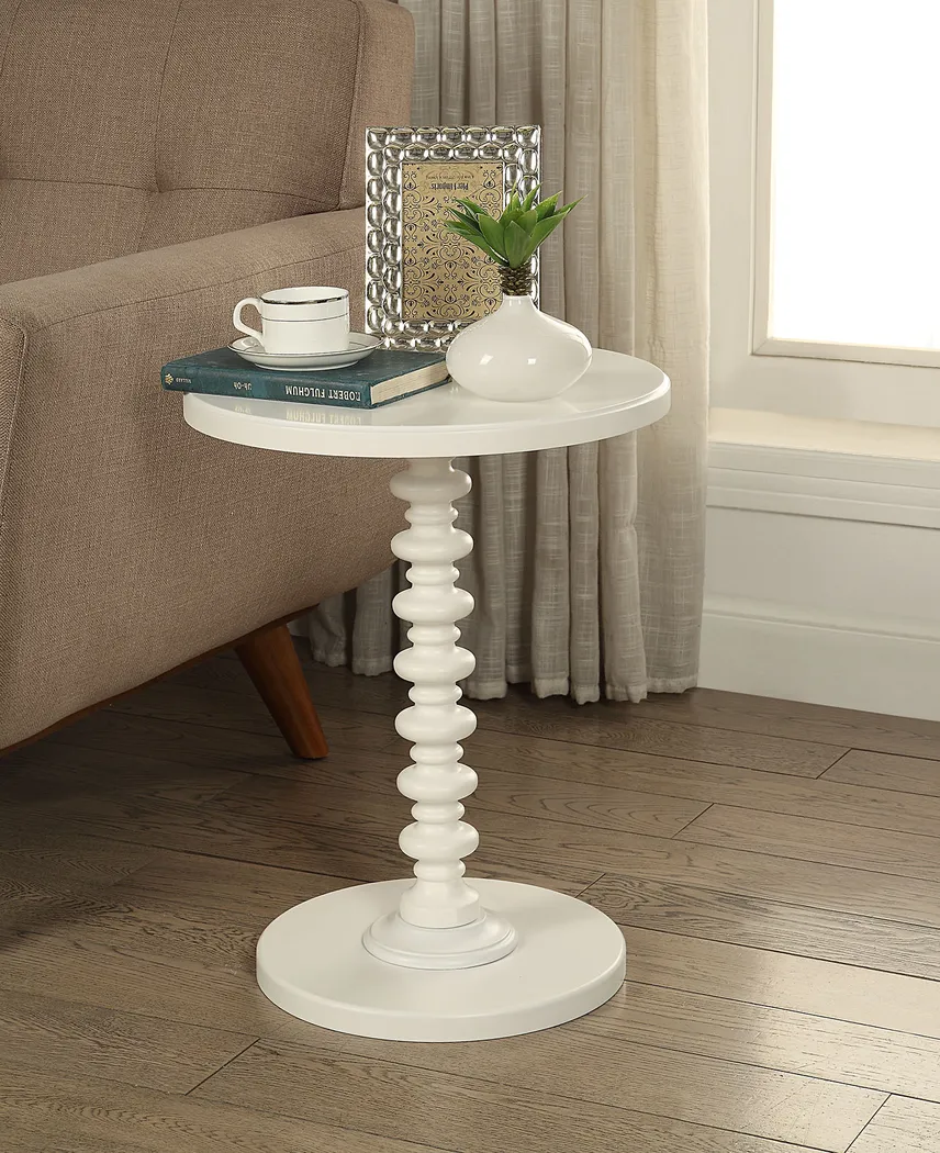 Siran White Accent Table - Thumbnail - Image 2