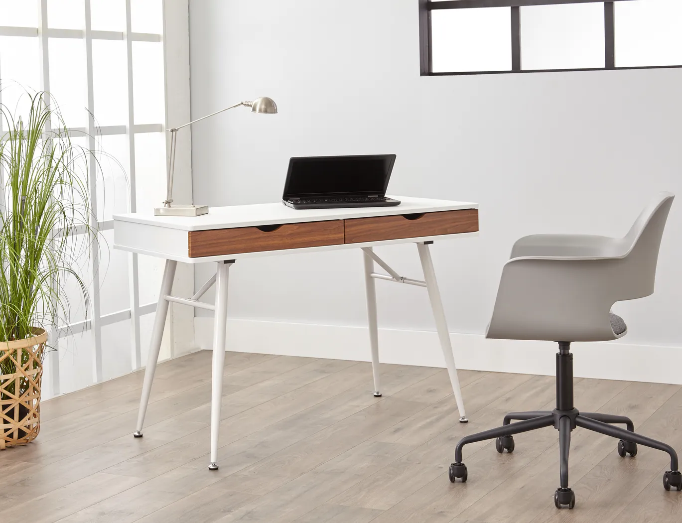 Sirrine White Desk - Thumbnail - Image 3