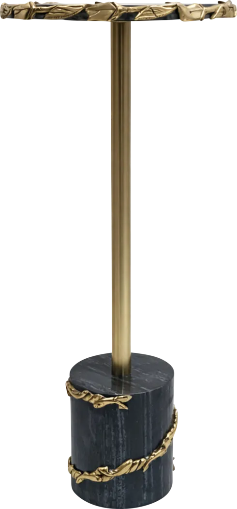 Sisazi Gold/Black Accent Table - Thumbnail - Image 3