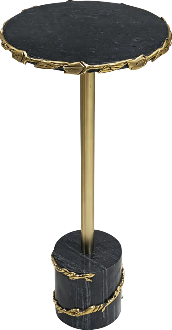 Sisazi Gold/Black Accent Table - Thumbnail - Image 4