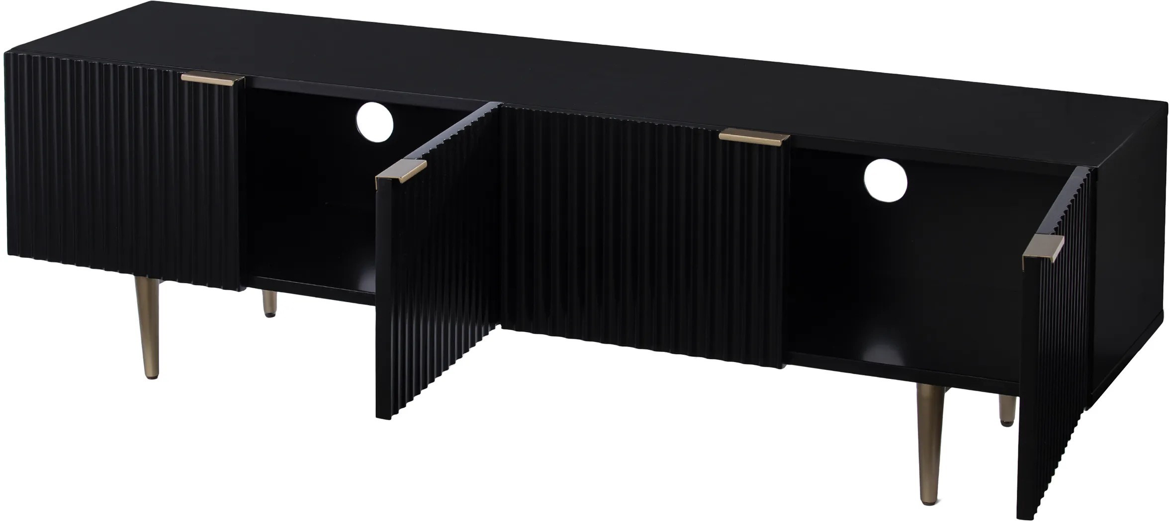 Sisemore Black 60 in. Console - Image 5