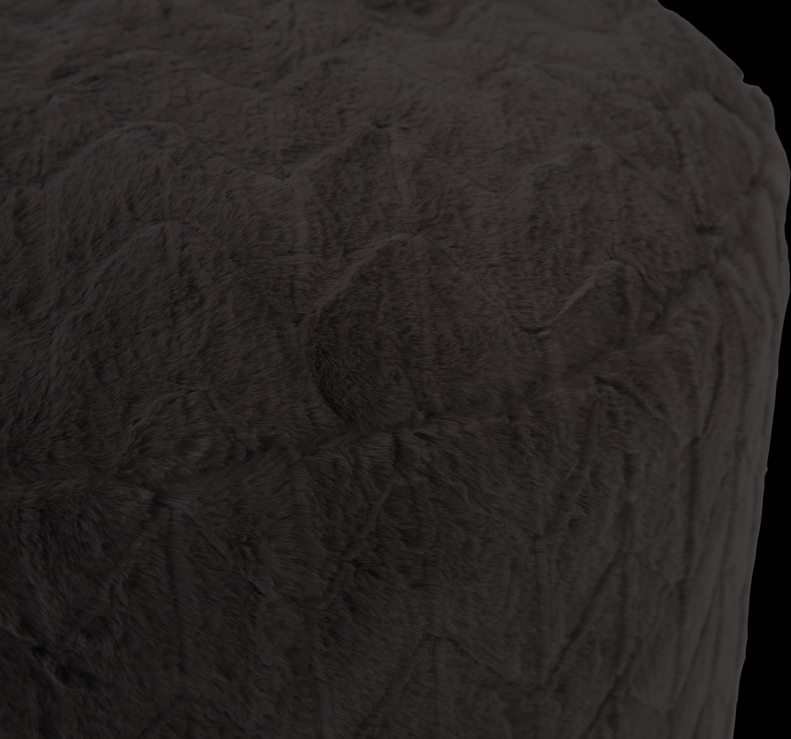 Sishane Brown Foot Pouf - Thumbnail - Image 2