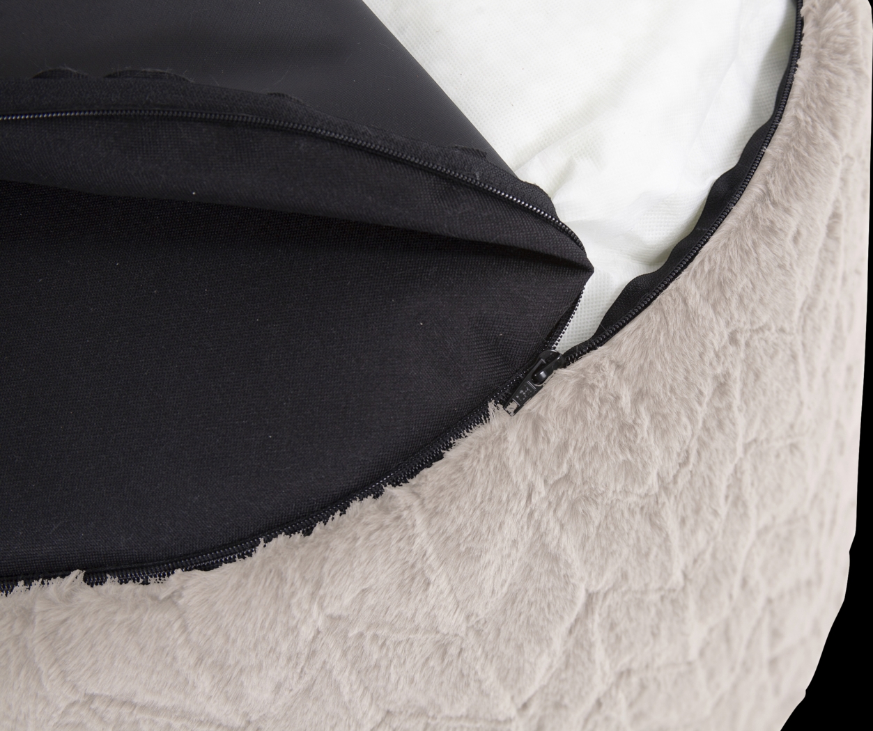 Sishane Linen Foot Pouf - Thumbnail - Image 3