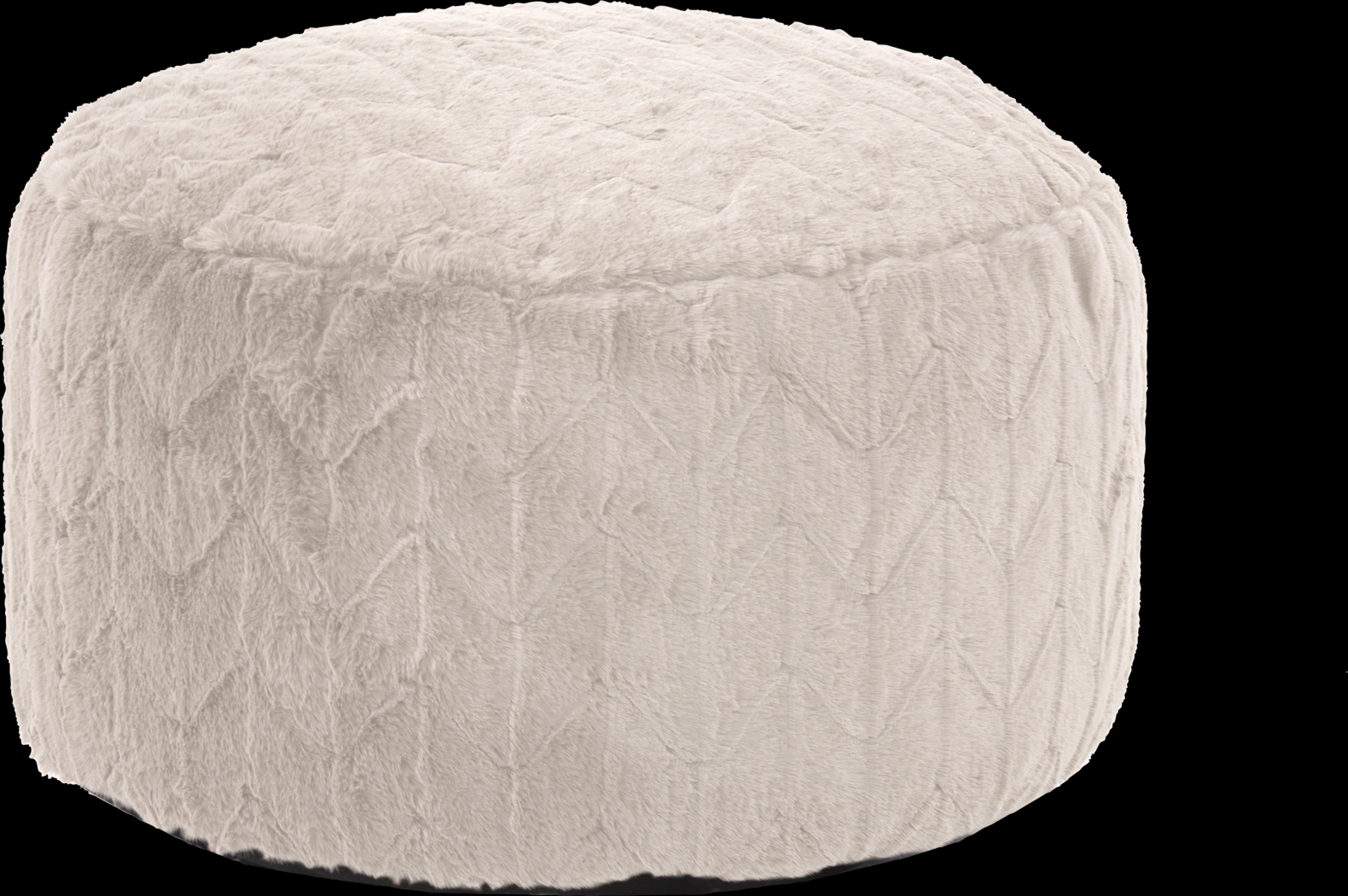 Sishane Linen Foot Pouf - Thumbnail - Image 1