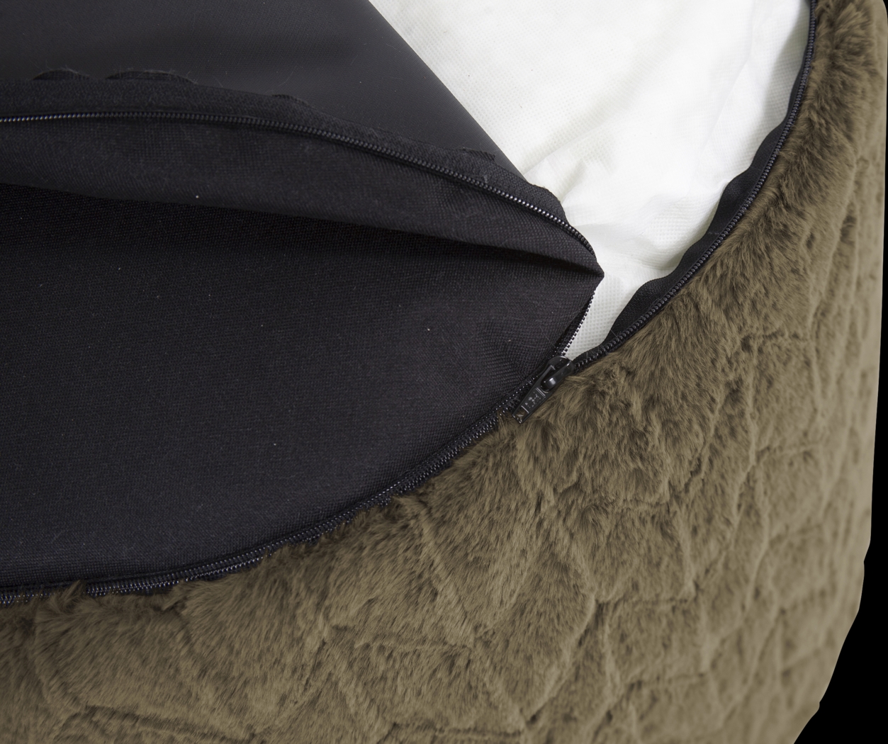 Sishane Moss Foot Pouf - Thumbnail - Image 3