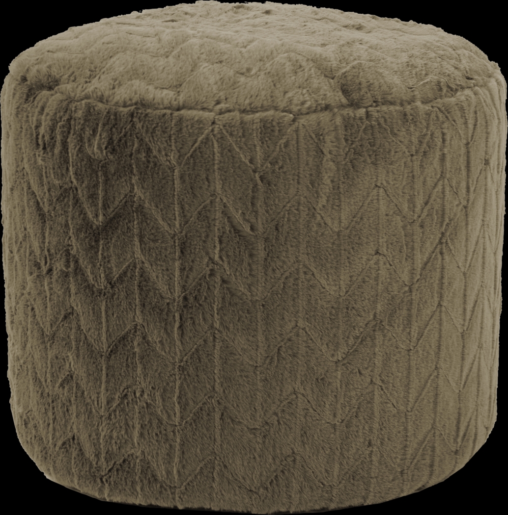 Sishane Moss Tall Pouf - Thumbnail - Image 1