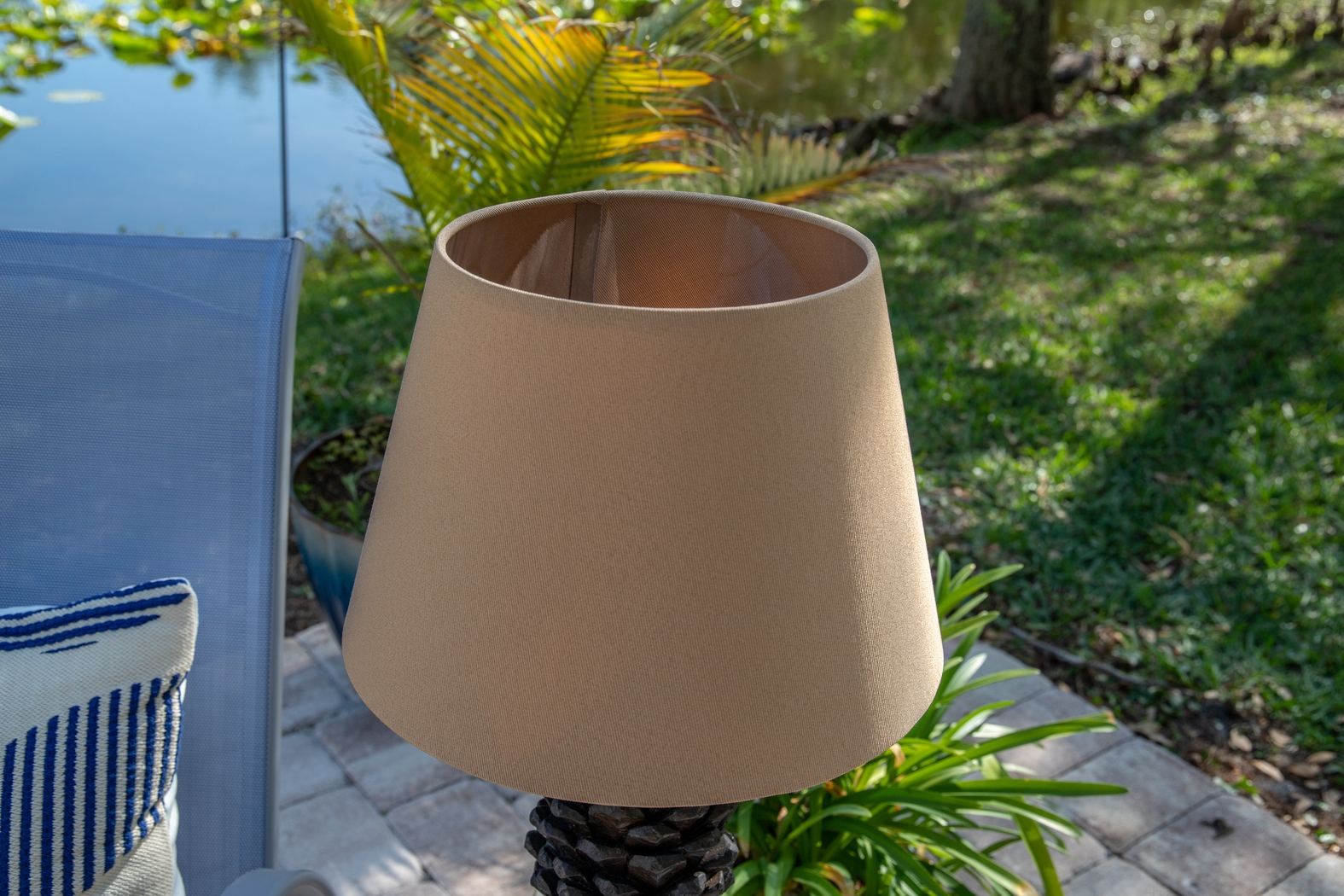 Sitka Spruce Brown Outdoor Table Lamp - Thumbnail - Image 4