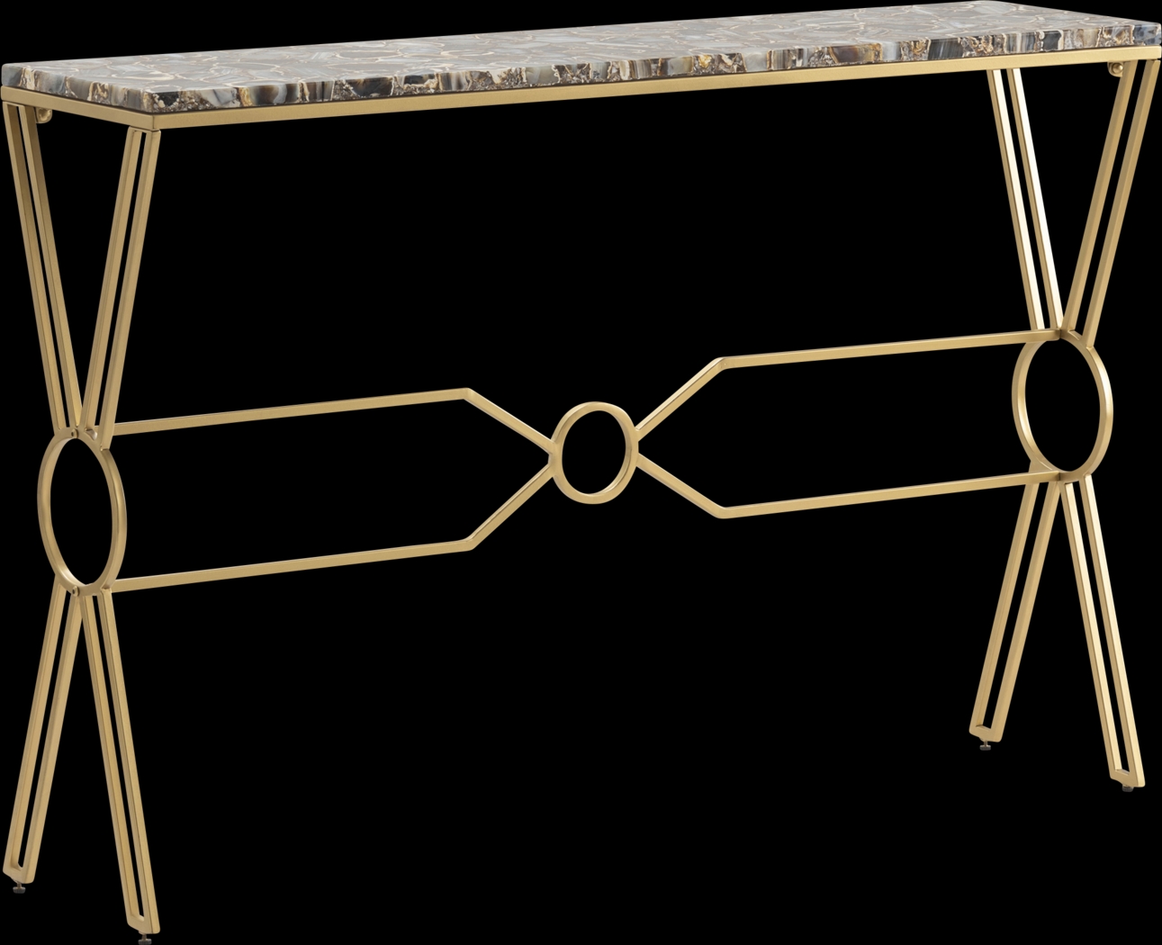 Siuslaw Blue Sofa Table - Thumbnail - Image 1