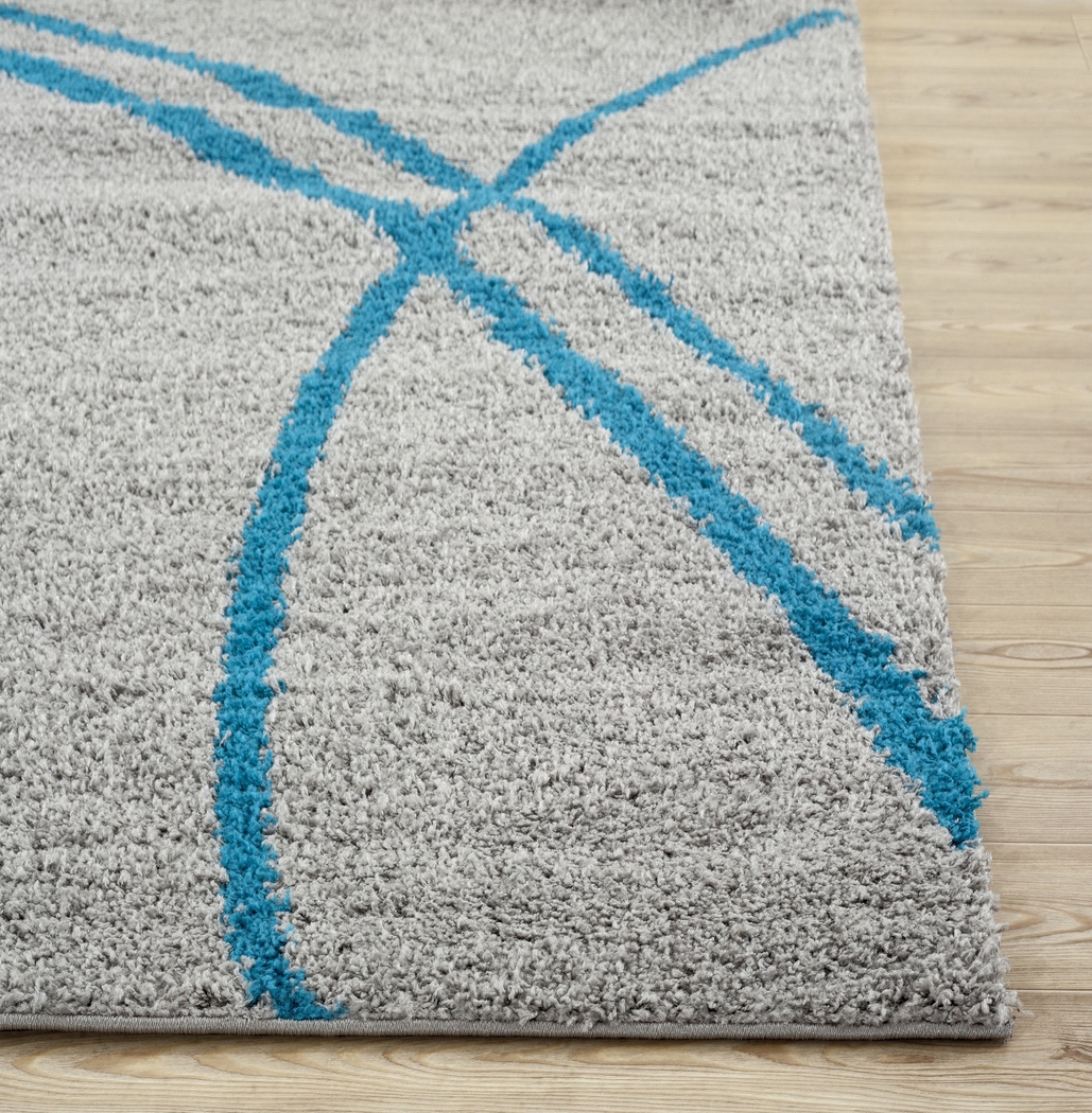 Sivia Turquoise 5'3 x 7'3 Rug - Thumbnail - Image 2